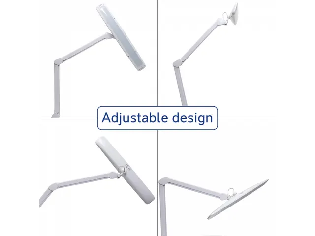 Werkpleklamp LED MAULexplore dimbaar Wit met tafelklem