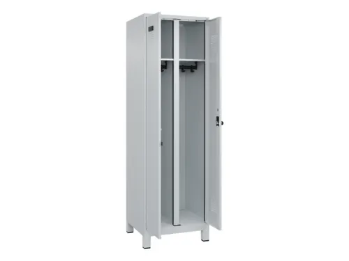 locker voor scheiding van kleding,HxBxD 1950x600x500mm,2vak