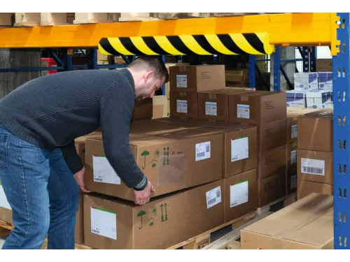 hoekbescherming,cirkel,LxØ 1000x100mm,EVAC-schuim,geel/zwart