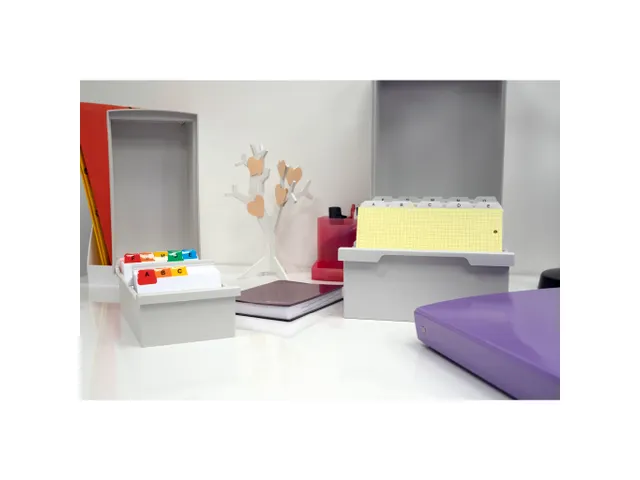 Steekkaartenbak K 60 0krt A7 lichtgrijs