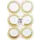 Verpakkingstape 50mmx66m Transparant PP Low noise Pak à 6 rollen