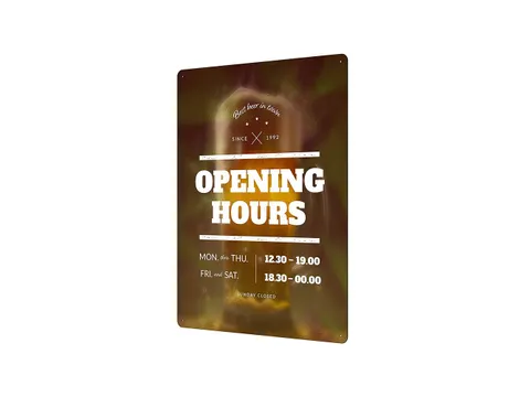 Outdoor Wandpaneel met eigen print 60x80cm BOND 3 mm