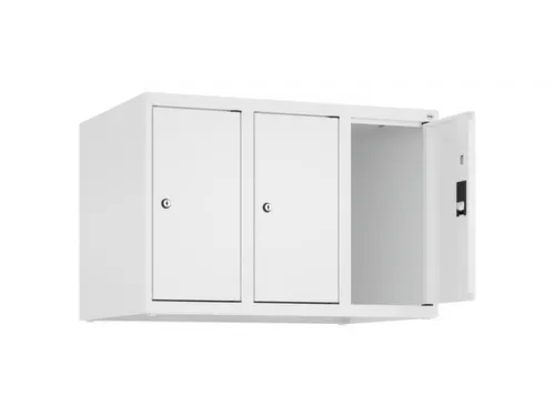 opzetkast,v. locker,3vak.,vak B 250mm,HxBxD 500x750x500mm,vleugeldeur