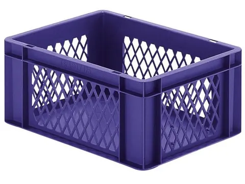 Bac gerbable norme Europe 15l HxLxl 175x400x300mm parois ajourées/fon