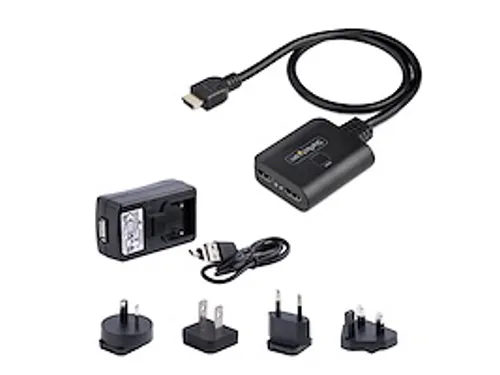 2-Poorta HDMI Splitter 4K 60Hz HDMI 2.0 Video, 4K HDMI Splitter 1 In 2