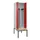 PBM-locker met bank,HxBxD 2120x600x815mm,2vak,vak B 300mm