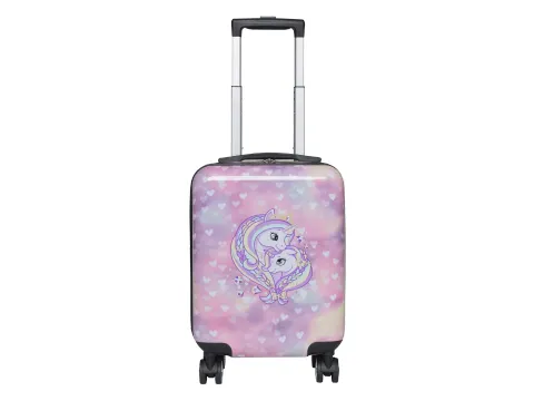 Koffer Beckmann kind 22L Unicorn Princess purple