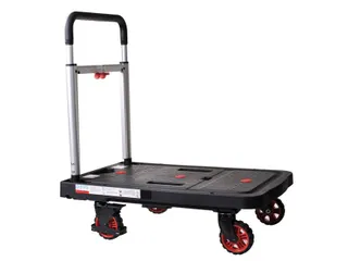 Transportkar Pavo platform trolley inklapbaar 137kg zwart - 4