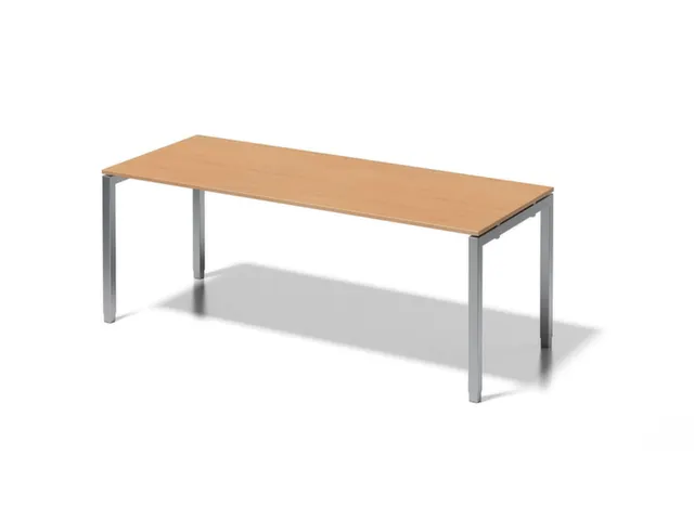 In hoogte verstelbaar bureau,HxBxD 650-850x2000x800mm,blad beuken