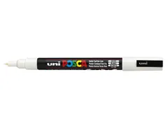 Verfstift Posca PC3M Fijne punt 0,9-1,3mm Wit