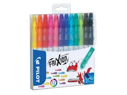 Viltstift Pilot Frixion Colors Medium punt 12 Viltstiften Assorti