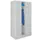 locker,RAL 7035,HxBxD 1850x900x500mm,3vak,vak B 300mm,cil.-slot,sokkel