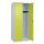 locker,HxBxD 1850x800x500mm,2vak,vak B 400mm,cil.-slot,staand op vloer