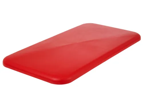 Deksel Voor Verrijdbare Rechthoekige Bak 450 Liter Rood