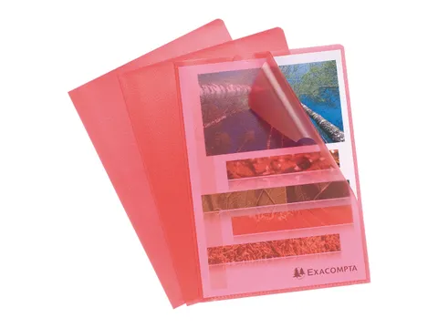 PK 100 L-mappen geko rrelde PP A4 rood