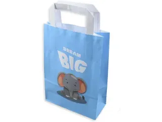 Draagtas Elco Color 18x8x26cm olifant kraft 90grams 50 stuks - 2