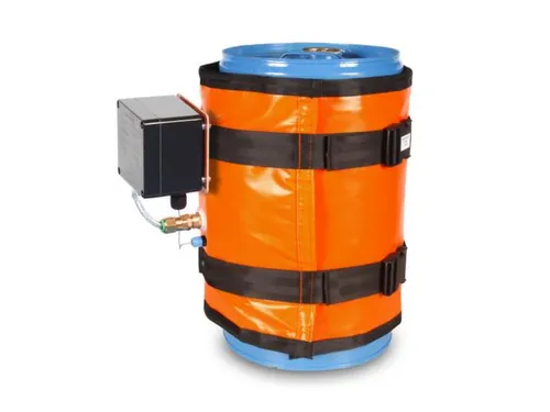 Verwarmingsmantel,V. 30L Vat,Buiten Glasvezel/Silicone,Oranje