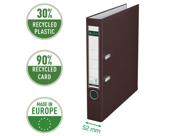Ordner Leitz 1015 A4 50mm PP bruin