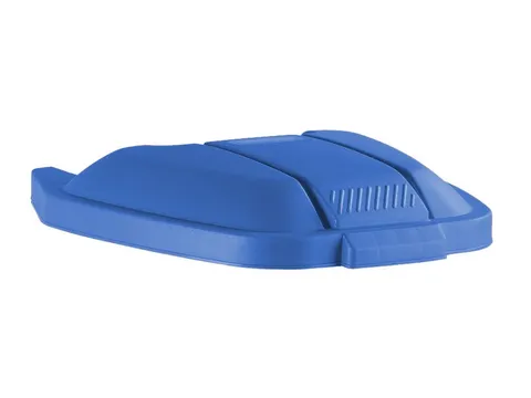 Deksel mobiele container Blauw Rubbermaid