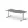 Elektrisch ihv bureau,HxBxD 650-1310x2000x1000mm,blad donkergrijs
