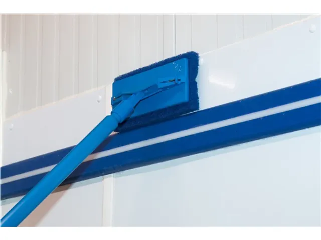 Sponshouder Vikan steelmodel 95x230mm blauw