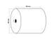 Kastickets 80X80X12X72 1-Laags Thermisch 55Gram