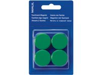 magneet MAULsolid, diameter 20 mm, groen, 8 stuks