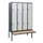 Dubbeldekse dekenkist,HxBxD 1950x1200x815mm,4x2vak.,vak B 300mm