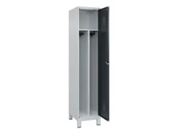 locker voor scheiding van kleding,HxBxD 1950x400x500mm,1vak