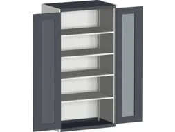 systeemkast,HxBxD 2000x1050x650mm,4xStalen bodem,5-punts sluitsysteem