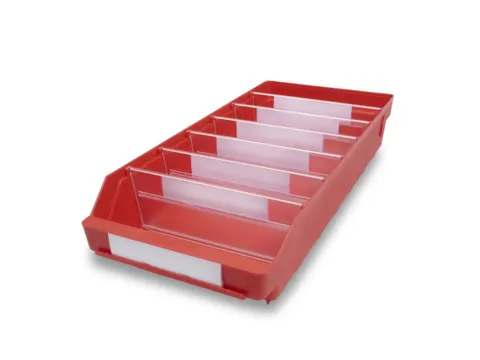 Stellingbakken Pp Hxbxd 95X240X500Mm Rood