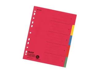 Tabblad recycled karton A4+ 5tabs - 3