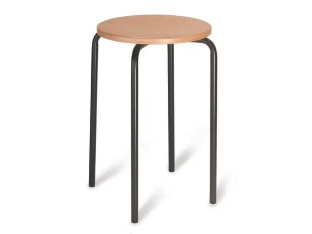 Stapelkruk 580Mm Zit/onderstel Beuken/zwart