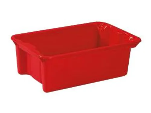 Draaistapelbak Pp Hxlxb 202X590X380Mm 34L Rood