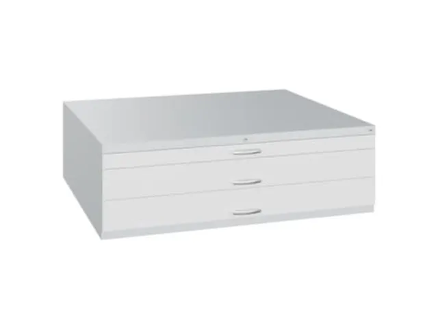 Tekeningenkast 420x1350x960mm 1+2 Laden Din A0 Ral 7035