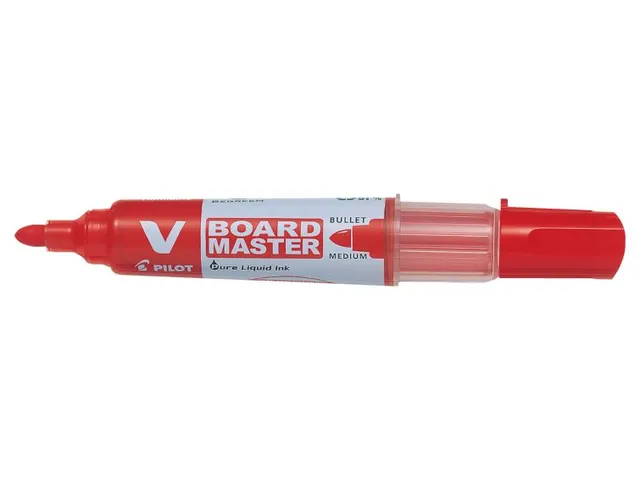 Whiteboardmarker Pilot V-Board Master Begreen Rond Medium Punt Rood