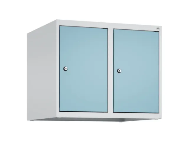 opzetkast,v. locker,2vak.,vak B 300mm,HxBxD 500x600x500mm,cilinderslot