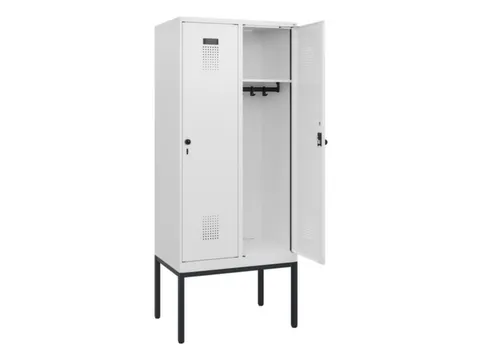 schoollocker,HxBxD 1950x800x500mm,2vak,vak B 400mm,draaigrendel