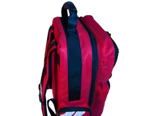 reddingsrugzak,DIN 14142/EHBO-set,Cordura,rood,HxBxD 450x270x180mm - 11