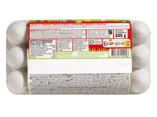 Chocolade Tony's Chocolonely paaseitjes doos mix groot 18 stuks