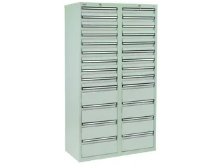 ladekast,HxBxD 1800x1000x500mm,26lade(n),centr. vergrendeling - 2