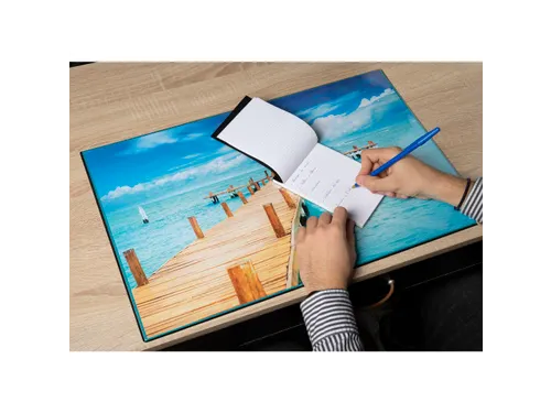 Onderlegger PVC 37,5x57,5cm Zee
