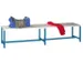 omkleedbank,HxLxD 430x2000x370mm,onderstel RAL5012