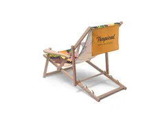 Print voor de Strandstoel Relax Comfort met logobanner