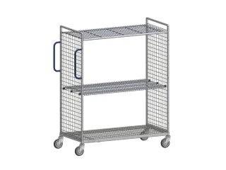 Verzamelwagen,Draagverm. 150Kg,2Etage(S),Draadgaasbodem,Verz. - 2