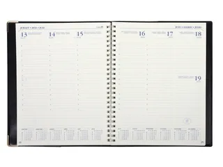 Agenda 2027 Ryam Executive Nappa 7dagen/2pagina's ringplastic zwart - 4
