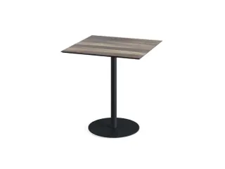 bistrotafel,HxBxD 730x700x700mm,rechthoekig,schotelvoet zwart - 1