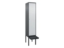 locker met bank,HxBxD 2120x400x815mm,1vak,vak B 400mm,cil.-slot