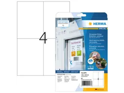 HERMA 4576 Weervaste Folie-etiketten A4 105x148mm removable 80 stuks