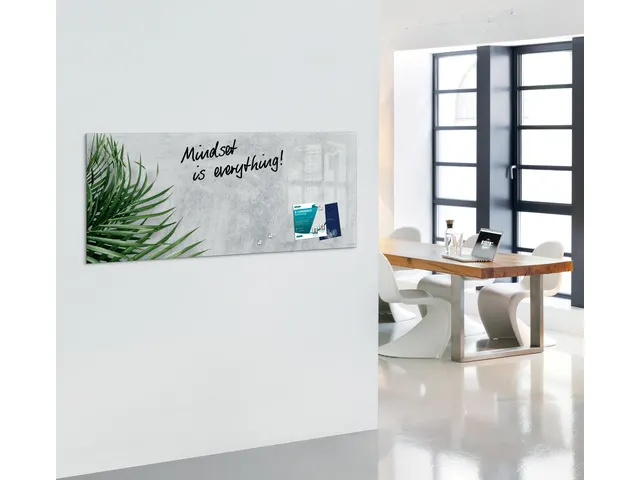 Glas Magneetbord Sigel Artverum Botanic 130x55cm